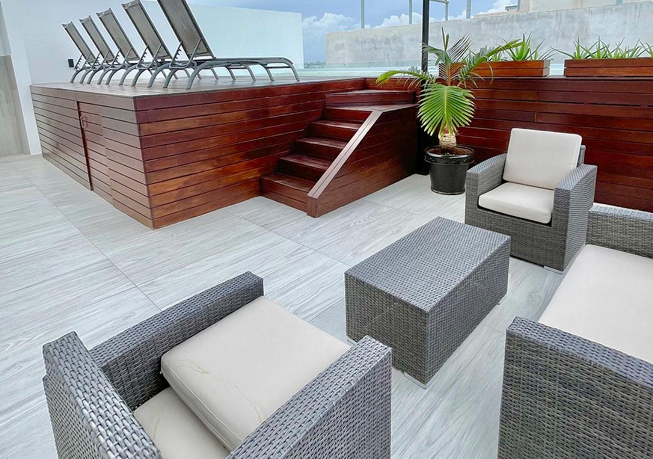 Stylish And Fancy Studio Next To 5Th Av Roof Pool Dk Playa del Carmen Exterior photo