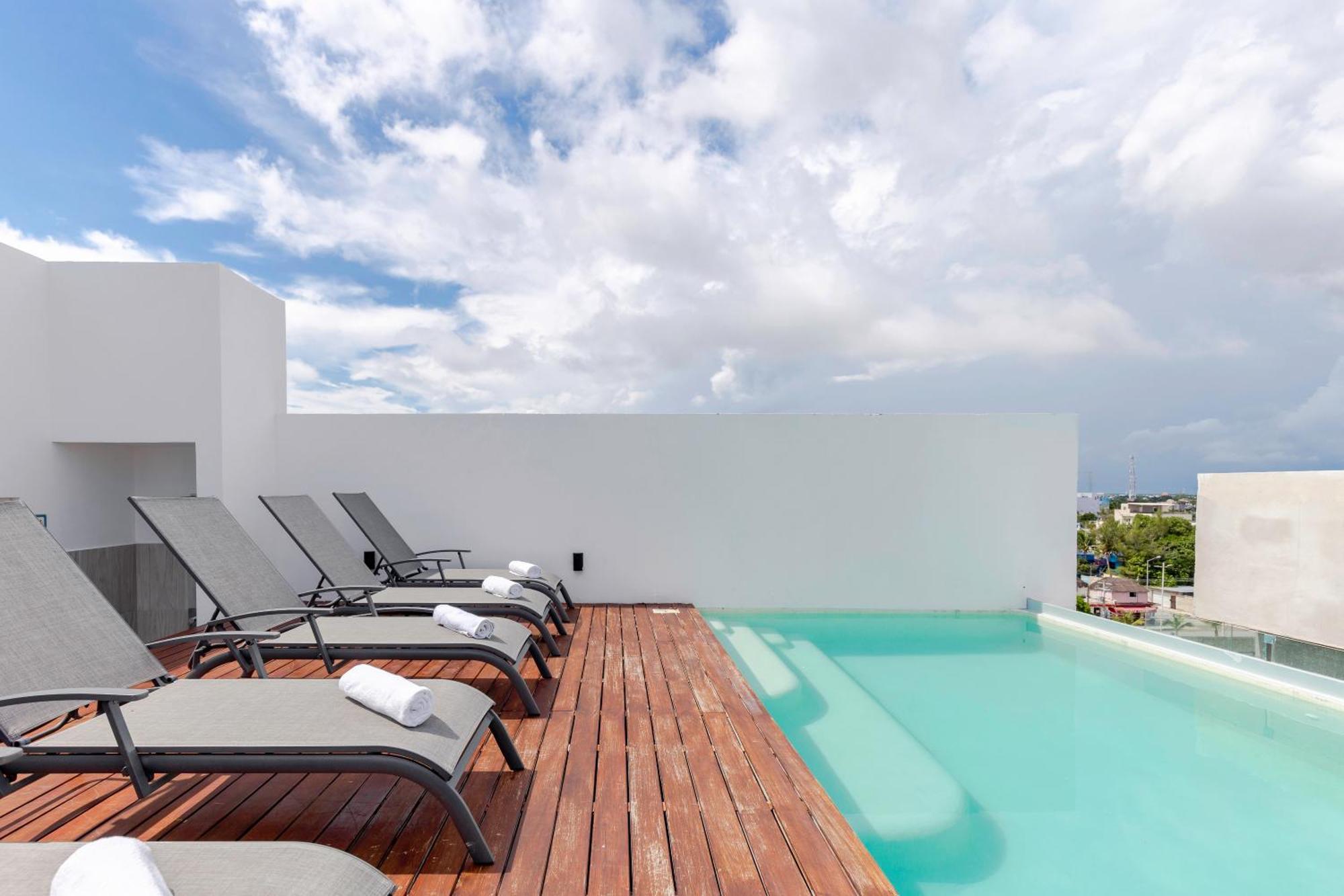 Stylish And Fancy Studio Next To 5Th Av Roof Pool Dk Playa del Carmen Exterior photo